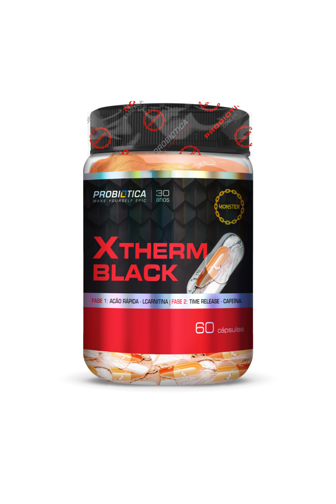 Xtherm Black L-Carnitina e Cafeína Probiótica