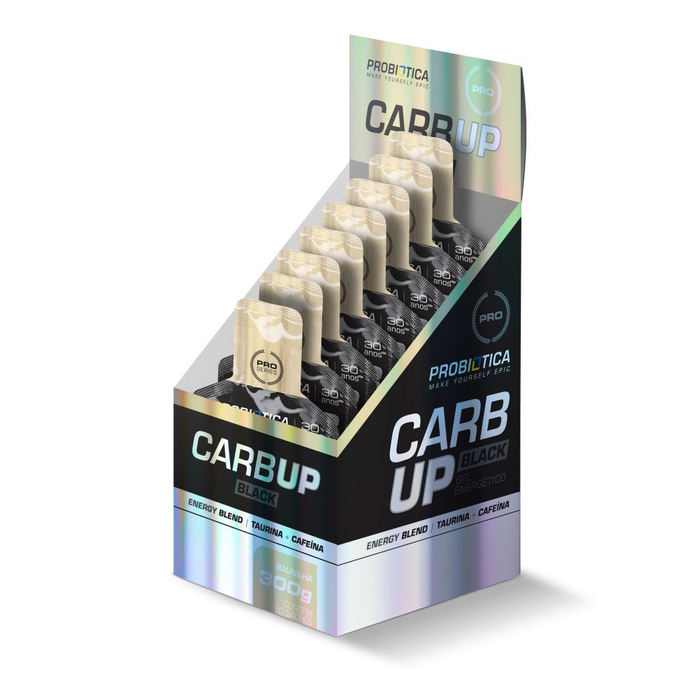 Carb-Up Gel Black Probiótica