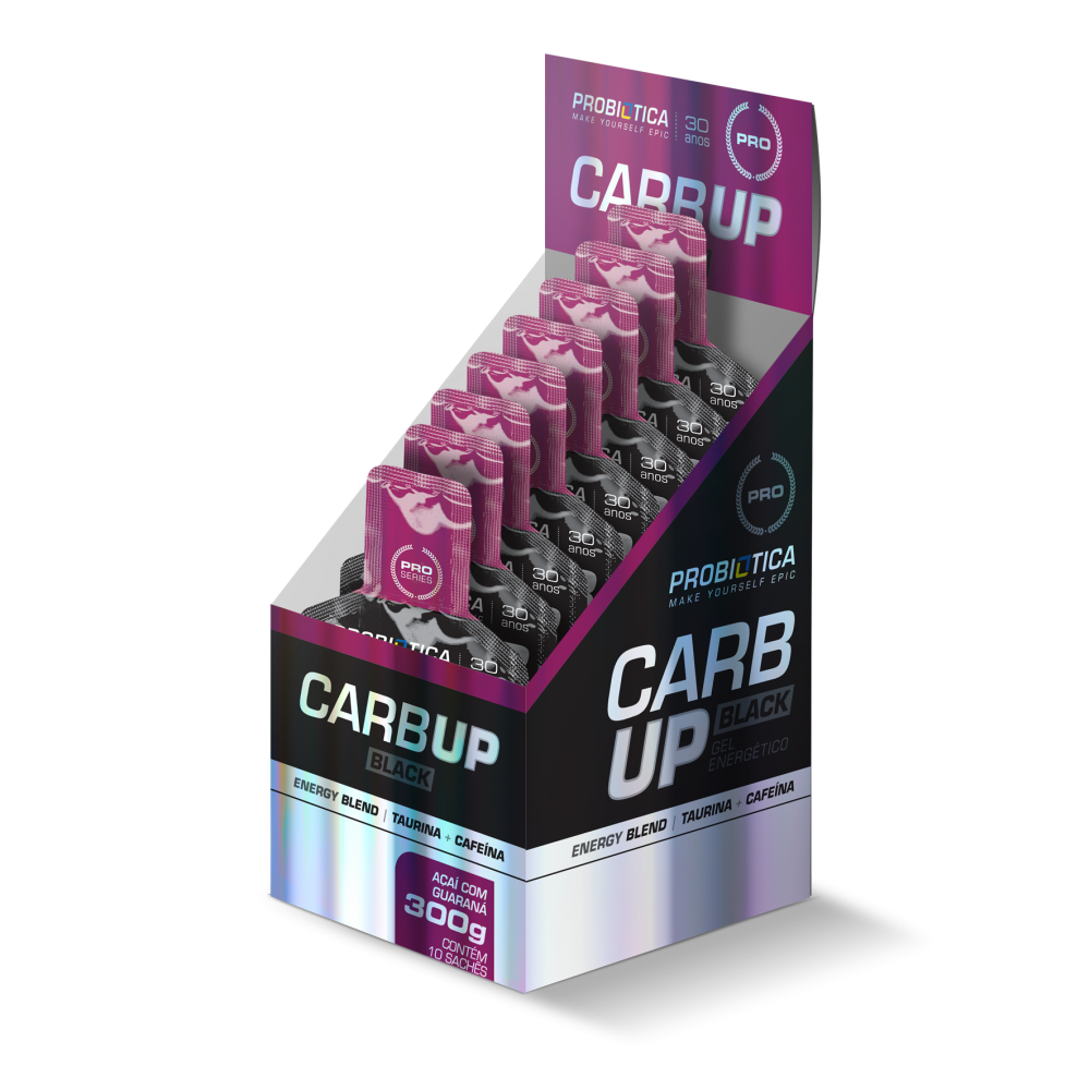Carb-Up Gel Black Probiótica