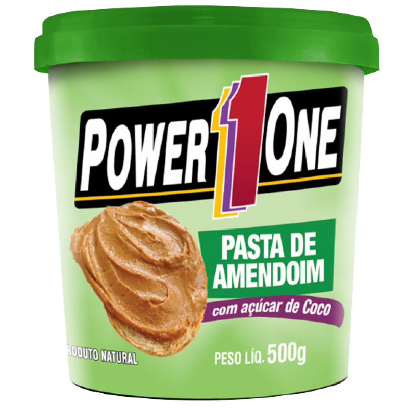 Pasta de Amendoim com Açúcar de Coco Power1One
