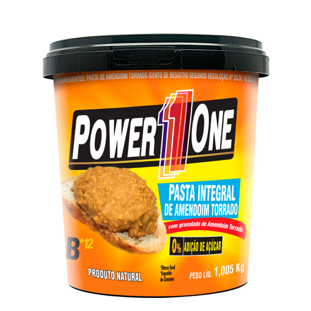Pasta de Amendoim Crocante Power1One
