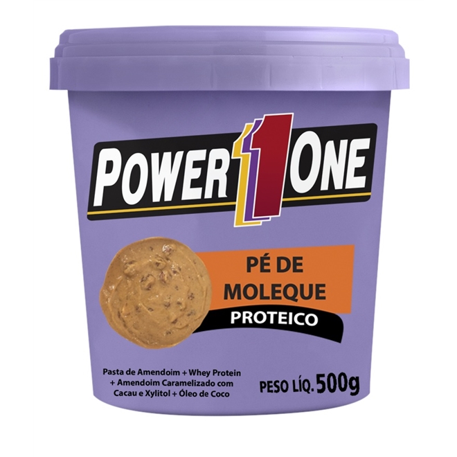 Pasta de Amendoim Pé de Moleque Proteico Power1One