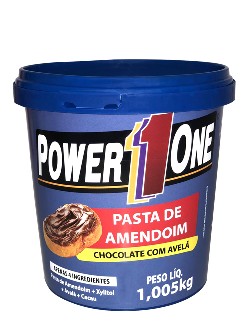 Pasta de Amendoim Chocolate com Avelã Power1One