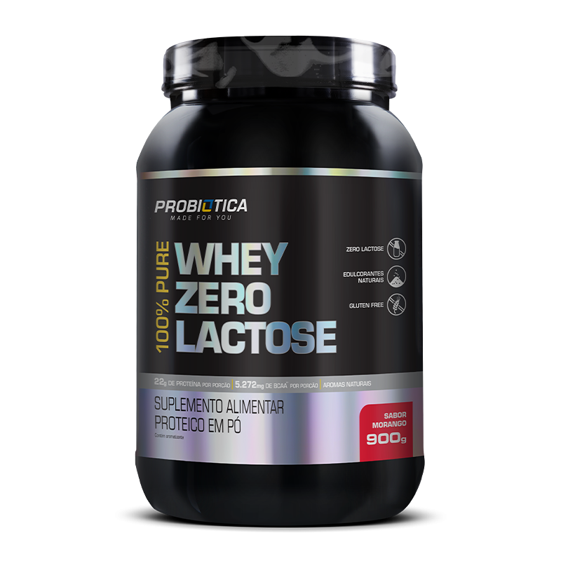100% Whey Zero Lactose Probiótica
