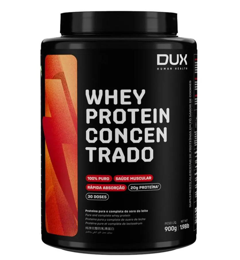 Whey Protein Concentrado Pote DUX Nutrition