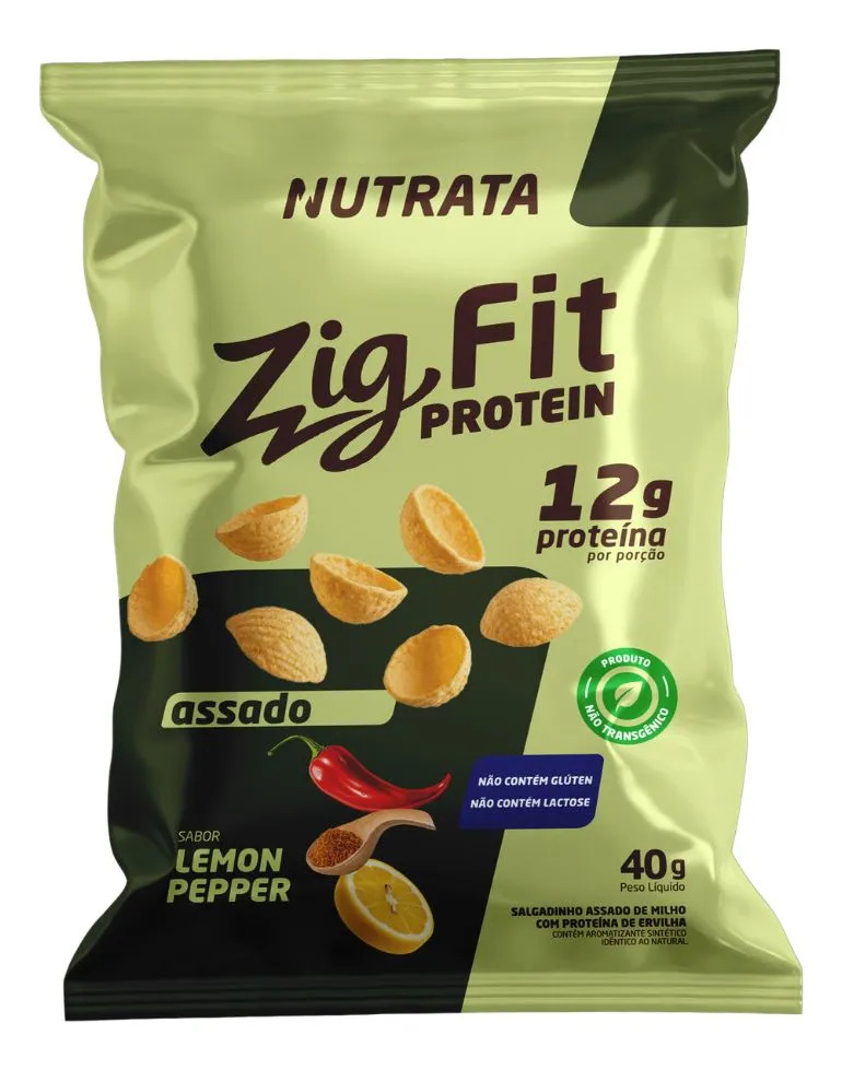Nutrata Snack Protein Lemon Pepper Zig Fit 40g Nutrata