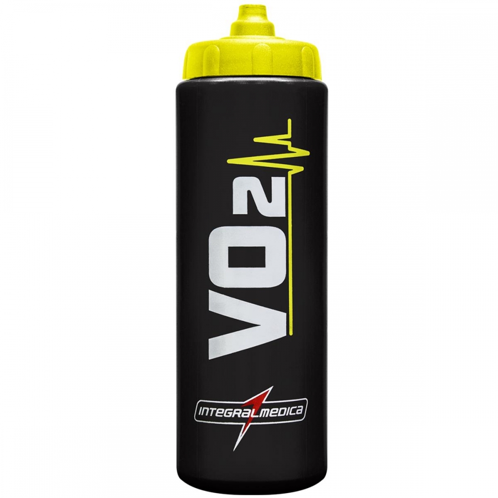 Squeeze 800ML Amarela e Preta VO2 Integral Médica